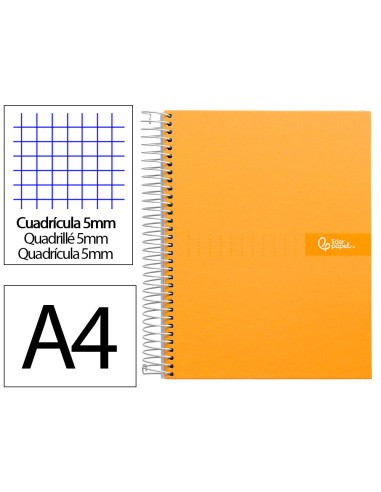 CUADERNO ESP. CRAFTY A4 T.FORRADA MICRO 120H 90GR.5MM.5B.4T.NJ.*47408