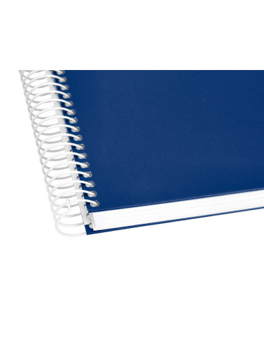 CUADERNO ESP. CRAFTY A4 T.FORRADA 5MM 5B 4T.120H.90GR. AZ .*32895