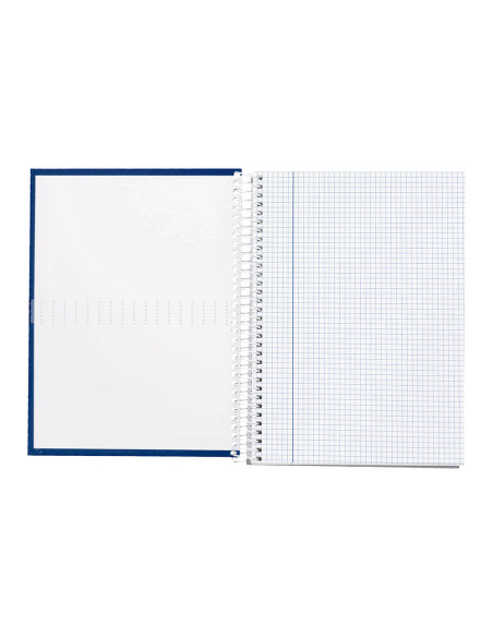 CUADERNO ESP. CRAFTY A4 T.FORRADA 5MM 5B 4T.120H.90GR. AZ .*32895