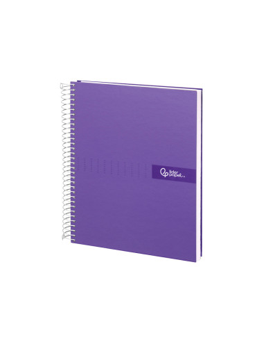 CUADERNO ESP. CRAFTY A4 T.FORRADA MICRO 120H 90GR. 5MM 5B.4T. VIO.