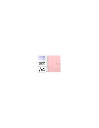 CUADERNO ESP. CRAFTY A4 T.FORRADA MICRO 120H 90GR. 5MM.5B.4T. ROSA