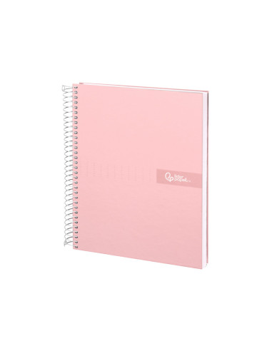 CUADERNO ESP. CRAFTY A4 T.FORRADA MICRO 120H 90GR. 5MM.5B.4T. ROSA