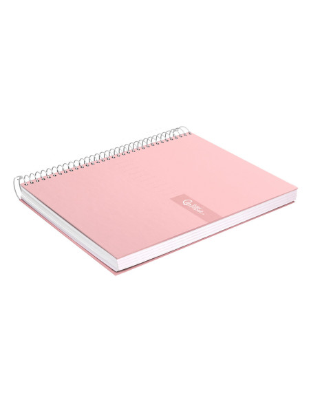 CUADERNO ESP. CRAFTY A4 T.FORRADA MICRO 120H 90GR. 5MM.5B.4T. ROSA