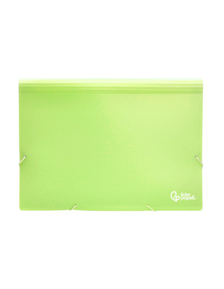 CARPETA CLASIFICADOR FUELLE PP. A4 AM. FLUOR OPACO 13 DEPARTAMENTOS