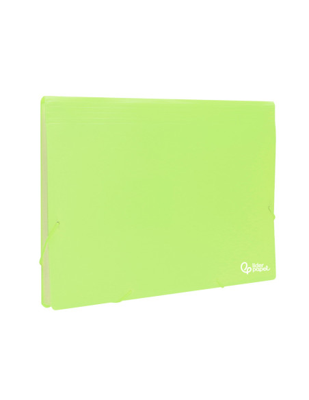 CARPETA CLASIFICADOR FUELLE PP. A4 AM. FLUOR OPACO 13 DEPARTAMENTOS