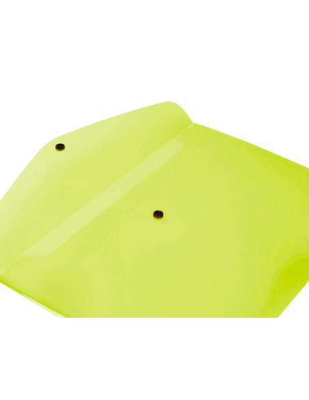 CARPETA DOSSIER BROCHE PP. A4 AM. FLUOR OPACO 50H.