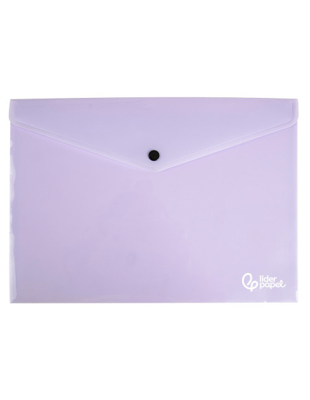 CARPETA DOSSIER BROCHE PP.A4 LAVANDA OPACO 50 H.