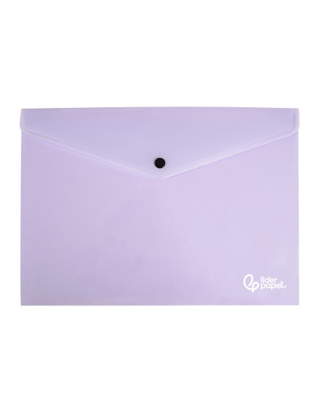 CARPETA DOSSIER BROCHE PP.A4 LAVANDA OPACO 50 H.