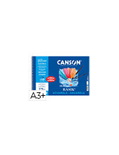 CUADERNO ESP. CANSON DIBUJO A3 ACUARELA 10H. 370GR. 2
