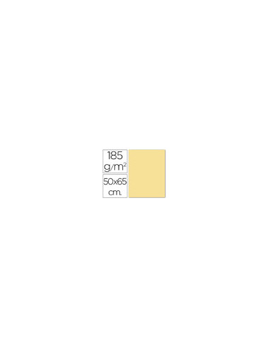 CARTULINA GUARRO CREMA 50X65 CM 185 GR