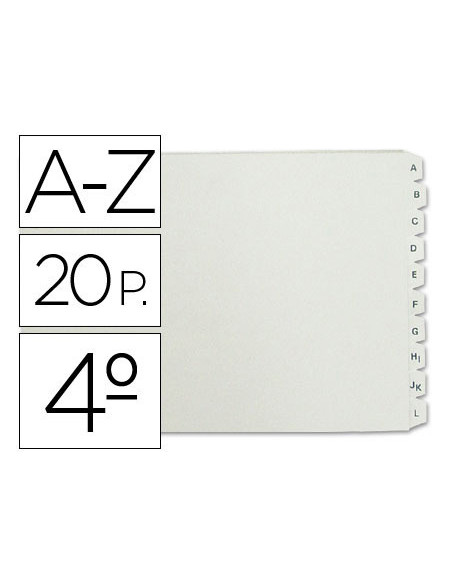 SEP.ALFABETICO MULTIFIN PLASTICO 3003