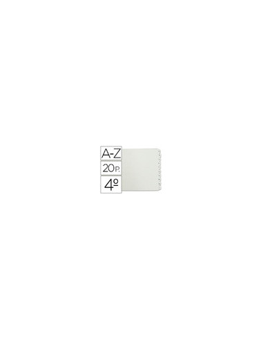 SEP.ALFABETICO MULTIFIN PLASTICO 3003