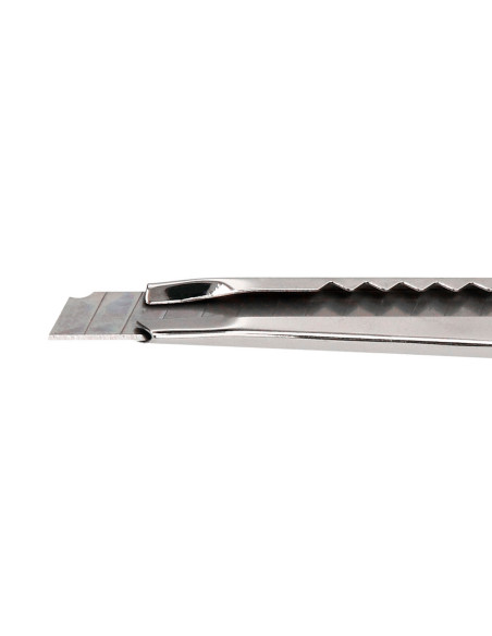 CUTTER METALICO Q-CON.C/FUNDA CUCHILLA ESTRECHA