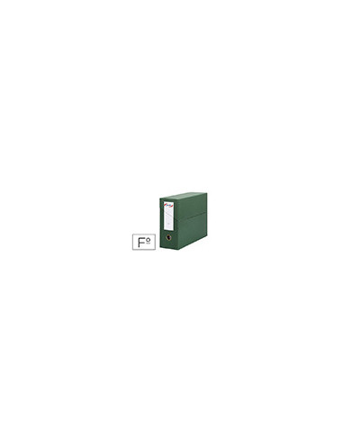 CAJA TRANSFERENCIA PARDO FL.FORRADO EXTRA DOBLE L.80MM C/TARJETERO VE