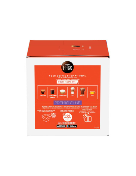 CAFE DOLCE GUSTO LUNGO CAJA MONODOSIS 16 UNIDADES