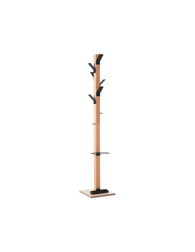 PERCHERO MADERA PAPERFLOW HAYA 8 COLGADORES PARAGUERO NG.ALTURA 180CM