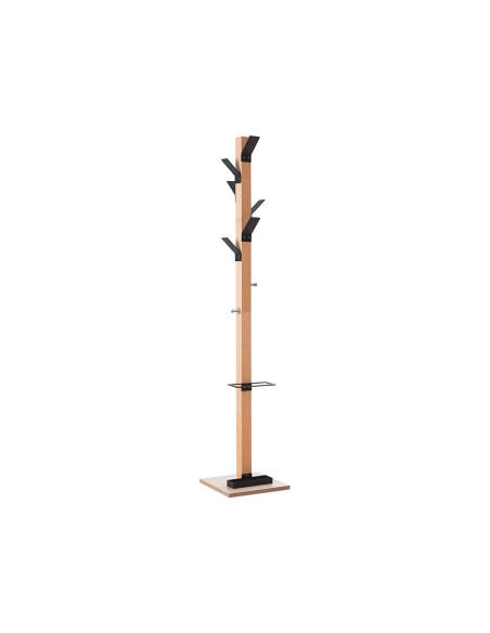 PERCHERO MADERA PAPERFLOW HAYA 8 COLGADORES PARAGUERO NG.ALTURA 180CM
