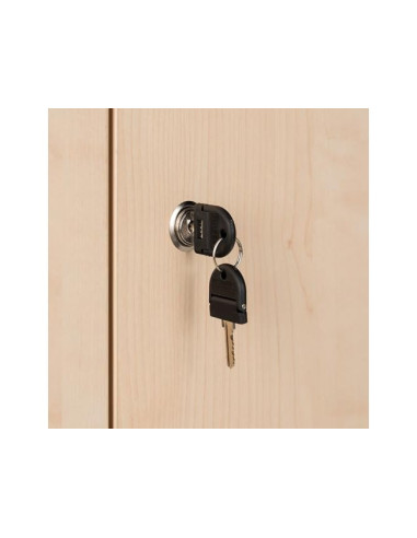 ARMARIO ROCADA TRES EST.2 PUERTAS 195X90X45 GRIS
