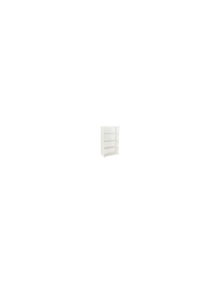 ARMARIO ROCADA 4 EST.SERIE STORE 156X90X45 CM AW04 BL./BL.