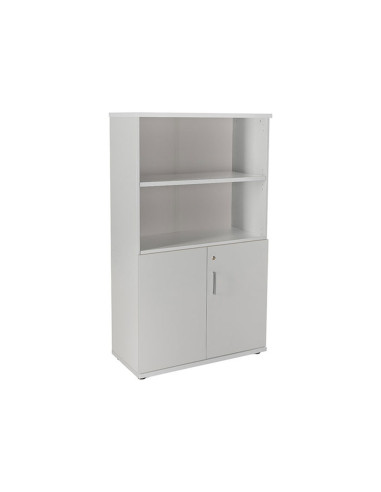 ARMARIO ROCADA 2 EST.2 PUERTAS INFERIORES 156X90X45 GRIS/HAYA