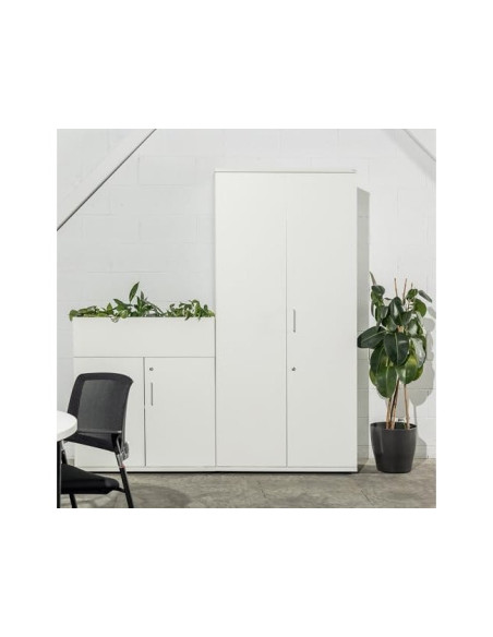 ARMARIO ROCADA 2 EST.2 PUERTAS INFERIORES STORE 156X90X45 BL/BL