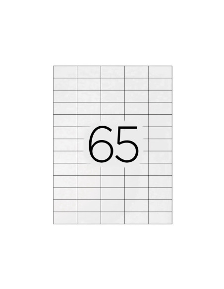 ETIQUETA ADH. Q-CON. 38,1X21,2MM 100H.
