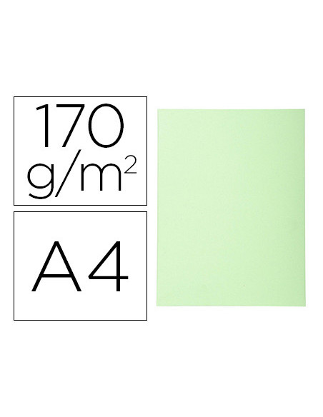 SUBCARPETA A4 170 GR. EXACOMPTA VERDE CLARO C/100