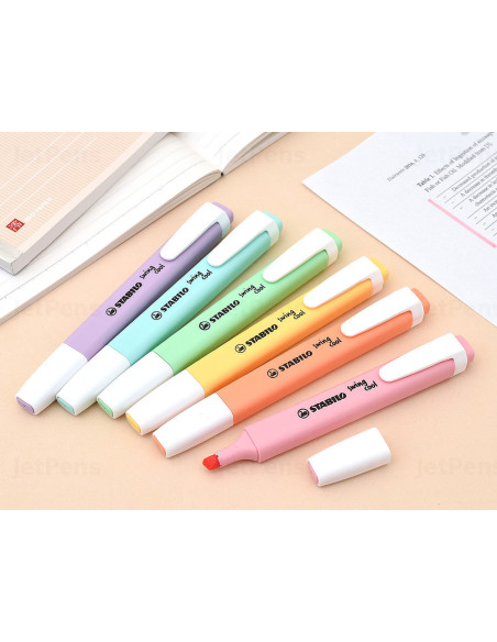 ROTULADOR STABILO FLUORESCENTE SWING COOL PASTEL BOLSA 6 UD.SURT.