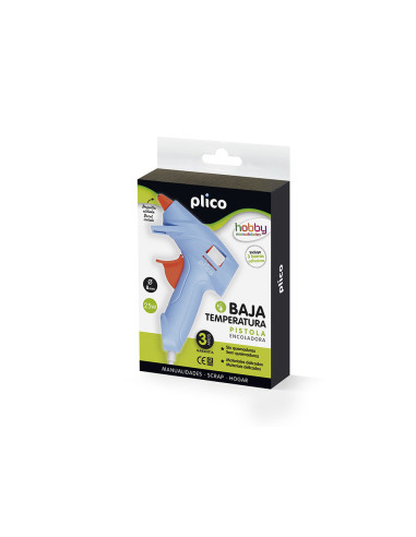 PISTOLA TERMOFUSIBLE PLICO 25W BAJA TEMPERATURA