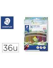LAPICES COLORES STAEDTLER WOPEX ECOLOGICO 36 COLORES C.CARTON