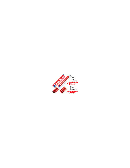 ROTULADOR EDDING MARCADOR PERMANENTE 850 ROJO PUNTA BISELADA