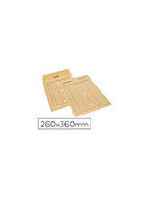 BOLSA KRAFT SAM 120GR.AD 260X360MM CORREO INT 3 TAL.IMP 2 CARAS 100UD 2