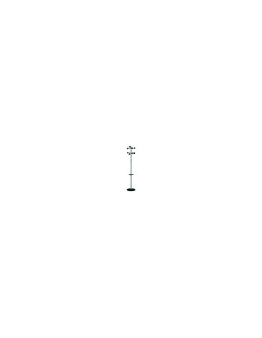 PERCHERO METALICO UNILUX ACCUEIL PIE 8 COLG. GRIS MET. 177 X 38 CM