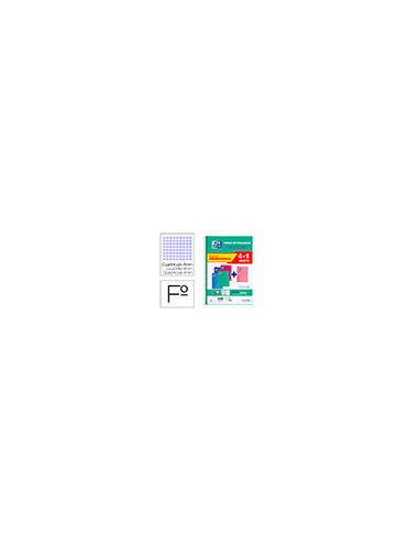 CUADERNO ESP. OXFORD PIZARRA FL. T.EXTRA. 4MM 80H. 90GR. PK.5UD.