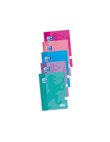 CUADERNO ESP. OXFORD PIZARRA FL. T.EXTRA. 4MM 80H. 90GR. PK.5UD.