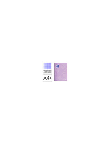 CUADERNO ESP. OXFORD SCHOOL A4+ T.EXTRA 5MM 80H. 90GR. MALVA PASTEL