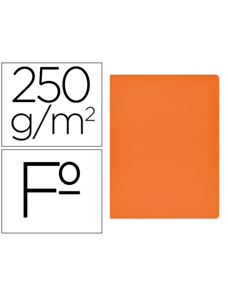 SUBCARPETA FL 250 GR. GIO NARANJA INTENSO C/50