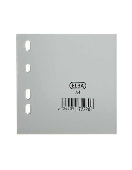 SEPARADOR ALFABETICO ELBA PLASTICO 120 MC DIN A4 11 TALADROS A-Z GRIS