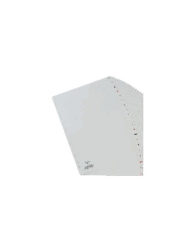 SEPARADOR ALFABETICO ELBA PLASTICO 120 MC FOLIO 16 TALADROS A-Z GRIS
