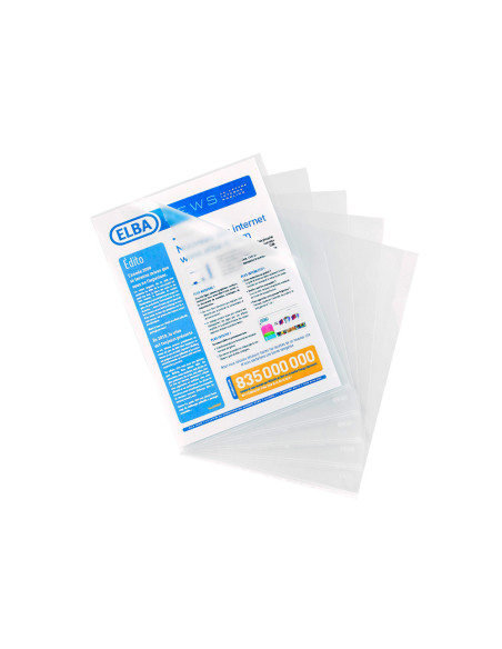 CARPETA DOSSIER UÑERO ELBA STANDARD FL. PLASTI 140 MC PIEL NJ.100 UD