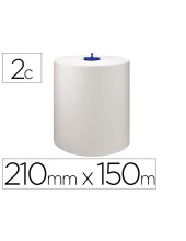 TOALLA SECAMANOS TORK MATIC H1 ADVANCE 2 CAPAS ROLLO 150 MT X 21 CM