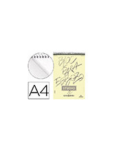 CUADERNO ESP. CANSON DIBUJO A4 MICRO GRANO FINO 100H. 90GR. 2