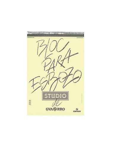 CUADERNO ESP. CANSON DIBUJO A4 MICRO GRANO FINO 100H. 90GR.