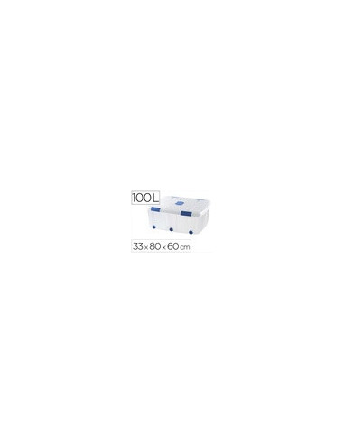 CONTENEDOR PLASTICO PLASTICFORTE 100LT.N 15 TPTE.T.330X800X600 MM