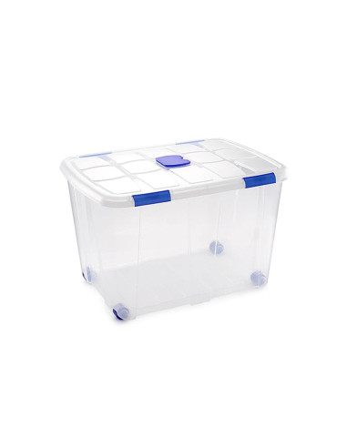 CONTENEDOR PLASTICO PLASTICFORTE 130LT.N 16 TPTE.T.480X740X540 MM