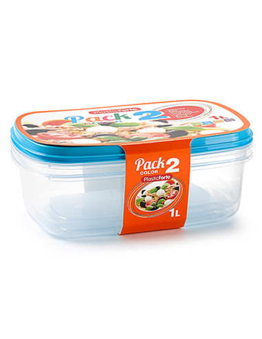 FIAMBRERA PLASTICFORTE TPTE.T.1LT.PACK 2 UD.