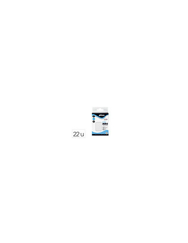 BARRA TERMOFUSIBLE PLICO MINI TRANSLUCIDA 8MM X 100MM ALTO 22 UD.