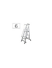 ESCALERA MOVIL KTL ALUMINIO PLATAFORMA PLEGABLE 6 PEL. SERIE 2XL-S 2