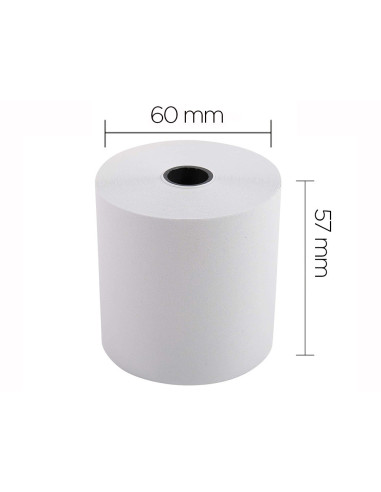 ROLLO SUMADORA EXACOMPTA ELECTRO 57MM X 60MM 60 G/M2