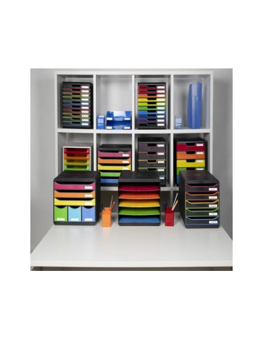 FICHERO SOBREMESA EXACOMPTA BIG-BOX PLUS APAISADA 5 CAJONES MULTI.